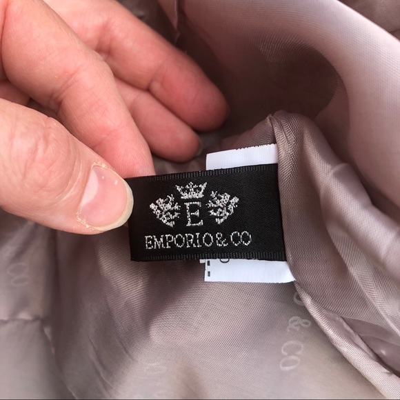 HP! 🤩 NWOT! Emporio & Co. Italian suede jacket! - Picture 8 of 8